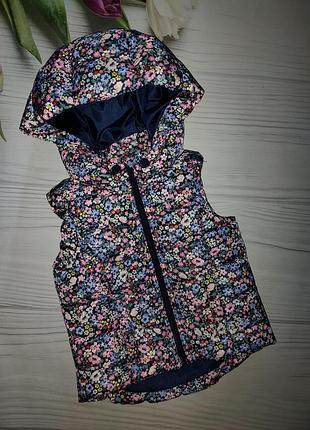 Жилетка безрукавка h&amp;m в цветы