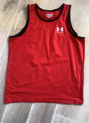 Майка бавовна червона спортивна xxl under armour