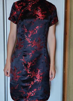 Китайское платье ципао (qipao, cheongsam) в восточном стиле 🌸 рр s-m