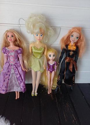 Кукла куколка принцесса дисней disney рапунцель бель ариэль аниэль ельза мерида