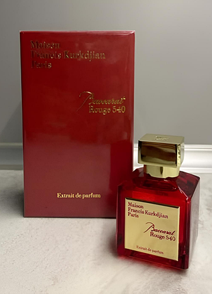 Парфуми baccarat rouge 540 extrait de parfum maison francis kurkdjian духи бакара 540 екстракт бакарат червона красная 70 мл парфум bacara мейсон