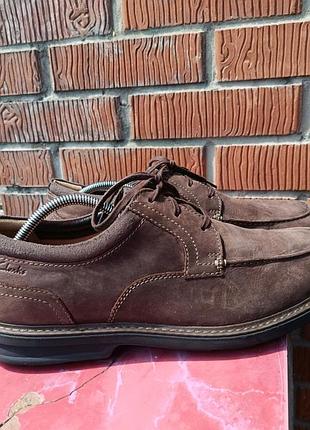 Добротні чоловічі туфлі / туфлі-дербі clarks collection (оригінал)
