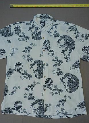 Плечі 51 см orient house 
size  m  гавайка 100% rayon 
гудзики кокос made in indonesia