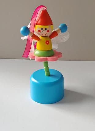 Wood wooden push 1927 fairy princess puppet, интересная деревянная игрушка, фигурка игрушка