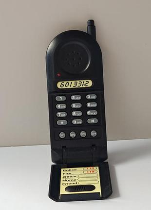 Vintage toy flip phone electronic playhouse phone with sounds, детская игрушка телефон