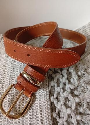 Кожаный ремень люкс-сегмента sezane (модель Tom)