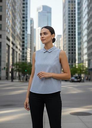 Оригінальна блуза-топ, сорочка з ґудзиками на спині fashion union