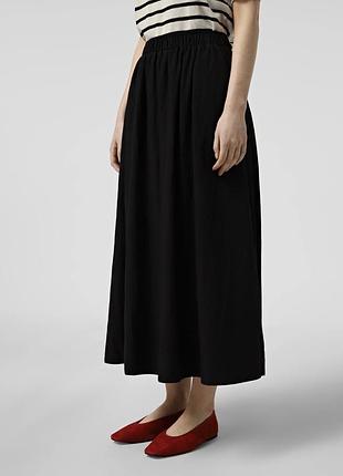 Чорна спідниця максі braska (onesize)