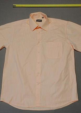 Комір 42 см  enriko  помаранчева теніска   size l 41-42  гудзики брендовані
