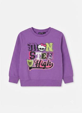 Світшот з начосом для дівчинки disney monster high bdo102667 146-152 см (10-12 years) фіолетовий
