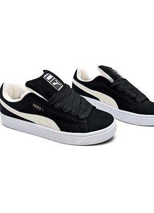 Чоловічі кросівки puma suede xl чорні