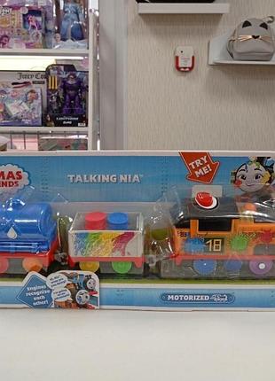 Fisher-price моторизований іграшковий поїзд із серії "thomas & friends"