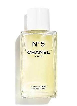 Парфумована олія для тіла chanel n°5 l'huile or beige gold body oil