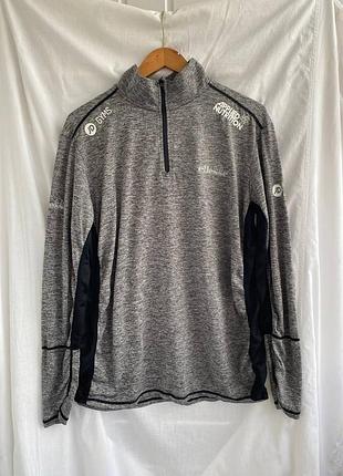 Спортивна кофта ellesse ragno 1/2 zip / лонгслів на блискавці jd gyms (розмір l)
