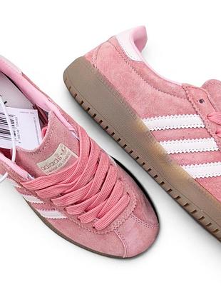 Женские кроссовки adidas bermuda pink розовые