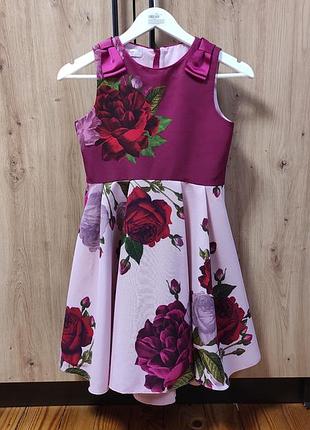 Детское праздничное платье новое ted baker оригинал!!