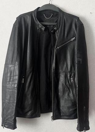 Шкіряна куртка pull&bear