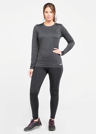 Under armour coldgear удлиненный термо лонгслив серого цвета
