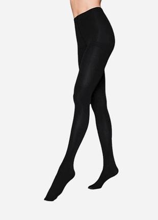 Колготки 90 den із функціональної термо тканини для жінки esmara lycra® 485683 l чорний