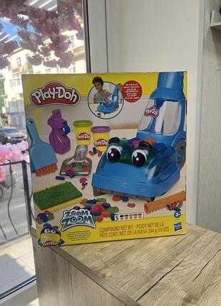 Play-doh zoom zoom vacuum and cleanup set (набір для ліплення play-doh пилосос zoom zoom).