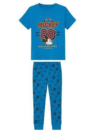 Пижама (футболка и штаны) для мальчика disney mickey mouse 479470 122-128 см (6-8 years) синий