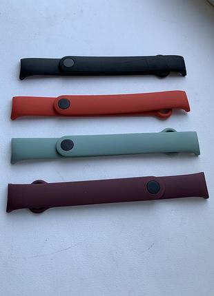 Ремінець для xiaomi mi band 8/9/10 оригінальний дизайн силіконовий, легкий і міцний