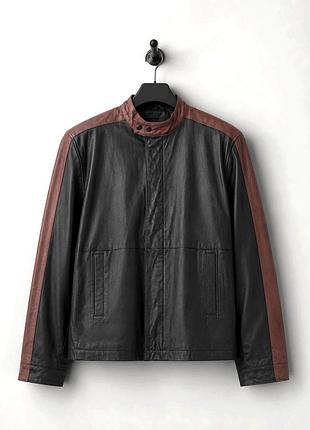 Вінтажна байкерська куртка косуха бренду milan leather