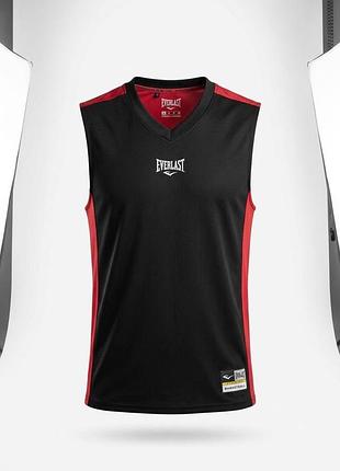 Майка everlast basketball jersey оригінал l-xl чорно-червона