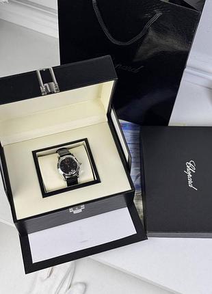 Годинник chopard happy sport 36mm чорний