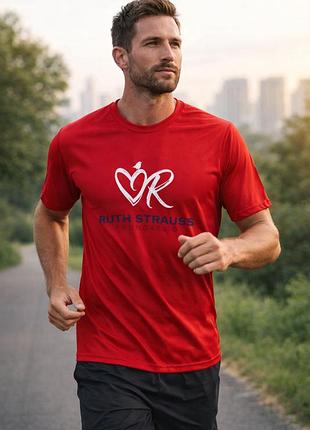 Новая футболка new balance для поддержки ruth strauss foundation