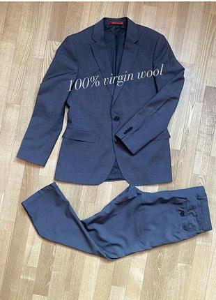 Преміум костюм hugo (hugo boss) • 100% вовна • ідеальний стан