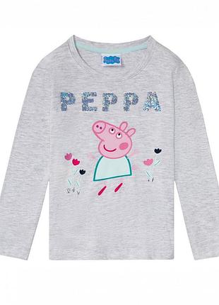 Детский реглан лонгслив peppa pig на девочку 35128