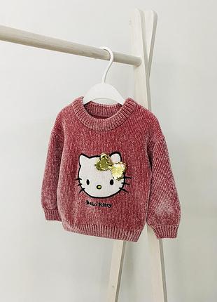 Кофта для дівчат на 1,5-2 роки hello kitty / бренд c&a