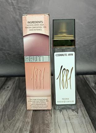 Парфюм женский cerruti 1881 pour femme (черутти 1881 пур фемм). 40 мл.