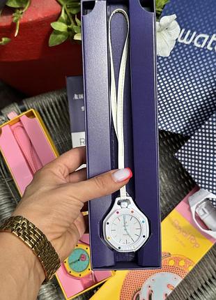 Годигник жіночий трендовий білий годинник swatch audemars