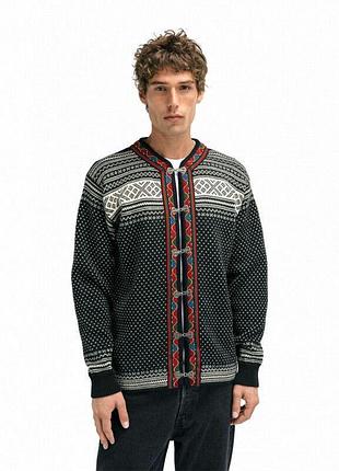 Шерстяной кардиган dale of norway setesdal unisex jacket из норвежской шерсти свитер кофта
