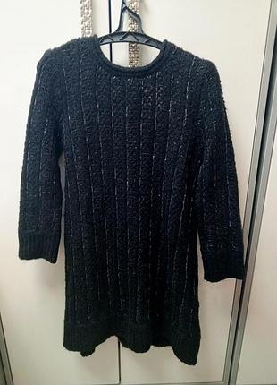 Платье теплое толстое zara
