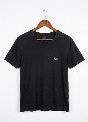 Футболка hugo boss оригінал s-m чорна вінтажна