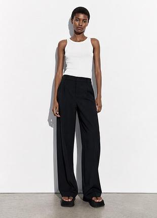 Елегантні трендові актуальні штани брюки zara 40 л l 🔥🔥🔥