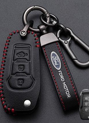 Чохол для ключа ford №4-3 кнопки ranger/ka/mondeo5/galaxy/s-max...