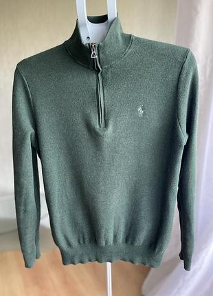 Чоловічий светр на змійці polo ralph lauren