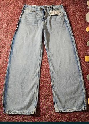 Джинсы широкие zara