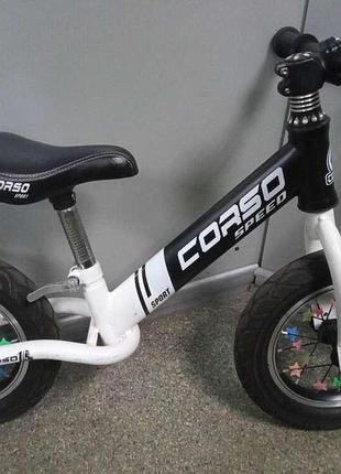 Детский беговел б/у corso speed sport 14"