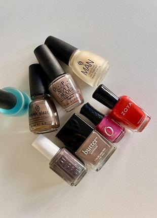 Набір лаків для нігтів opi essie china glaze zoya butter london