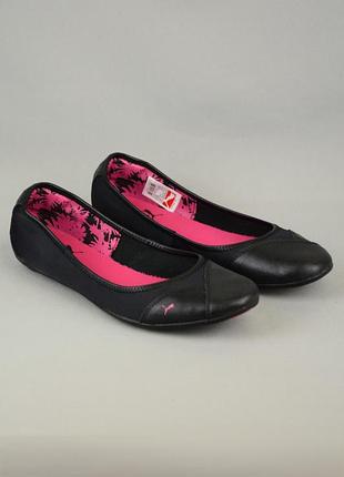 Puma speed cat 00's балетки човники босоніжки туфлі жіночі шкіра текстиль взуття літнє оригінал 40-41 р/26.5 см clarks lacoste skechers