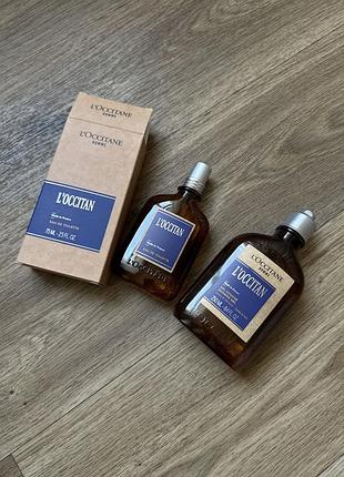 Чоловічий набір l'occitane homme l'occitan туалетна вода 75мл + гель 250мл новий, подарунковий чоловічий набір l'occitane l'occitan