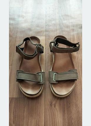 Женские кожаные сандалии camel active,р36,з натуральные кожи