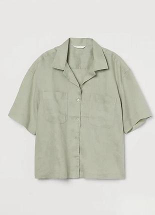 Нова лляна сорочка h&m