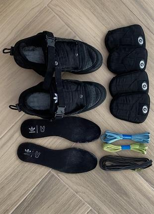 Кроссовки adidas bad bunny total black, б/у