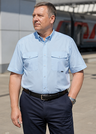 Рубашка мужская  форменная 54-56р